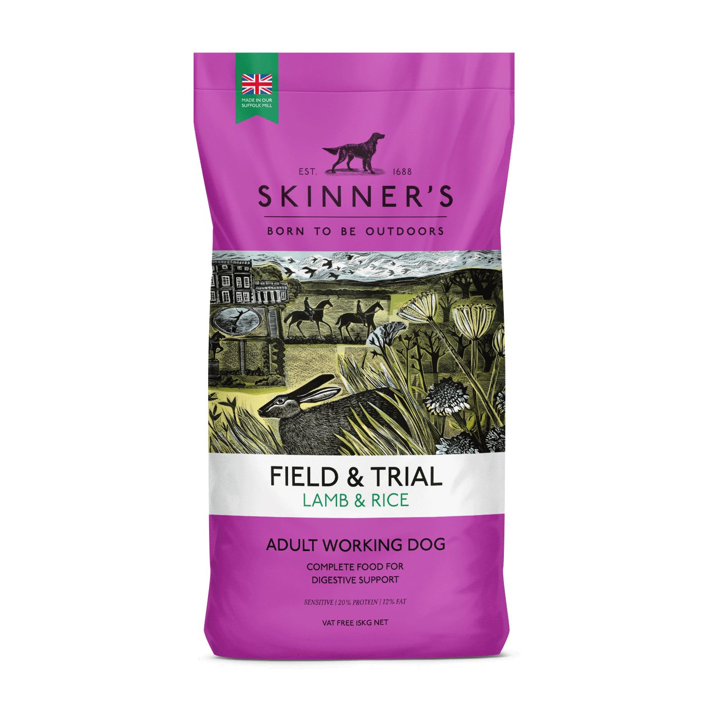 Skinner's Field & Trial Lamb & Rice Dry Dog Food