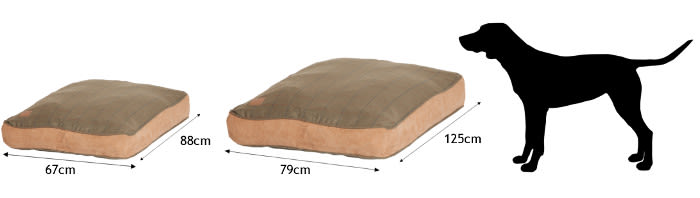 Danish Design Tweed Box Dog Duvet Bed