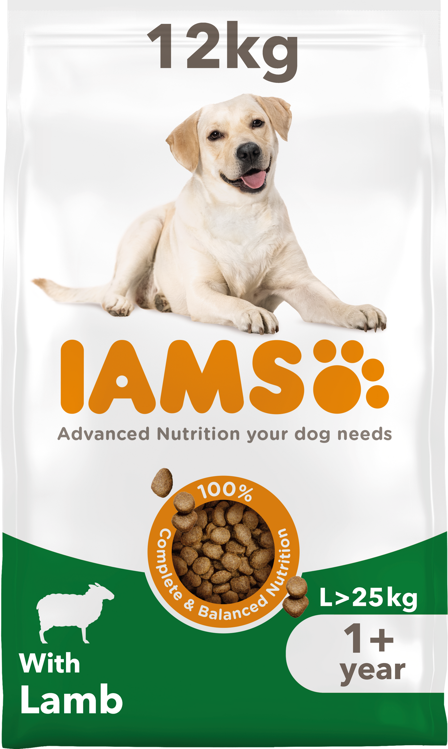 Iams Vitality Adult Large Breed Dry Dog Food - Lamb