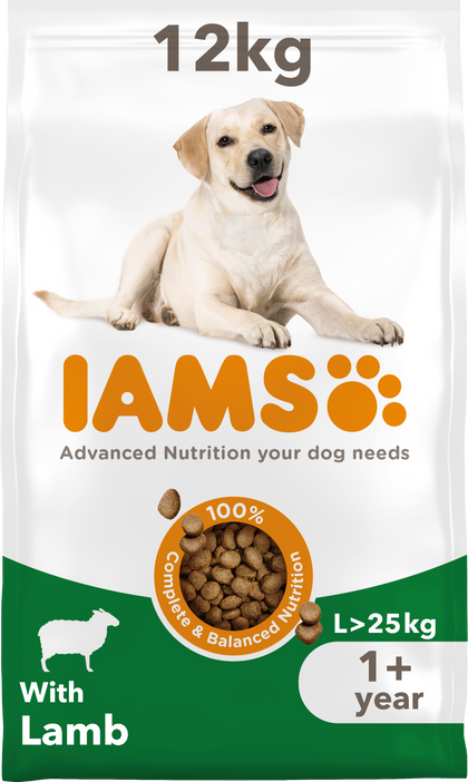 Iams Vitality Adult Large Breed Dry Dog Food - Lamb