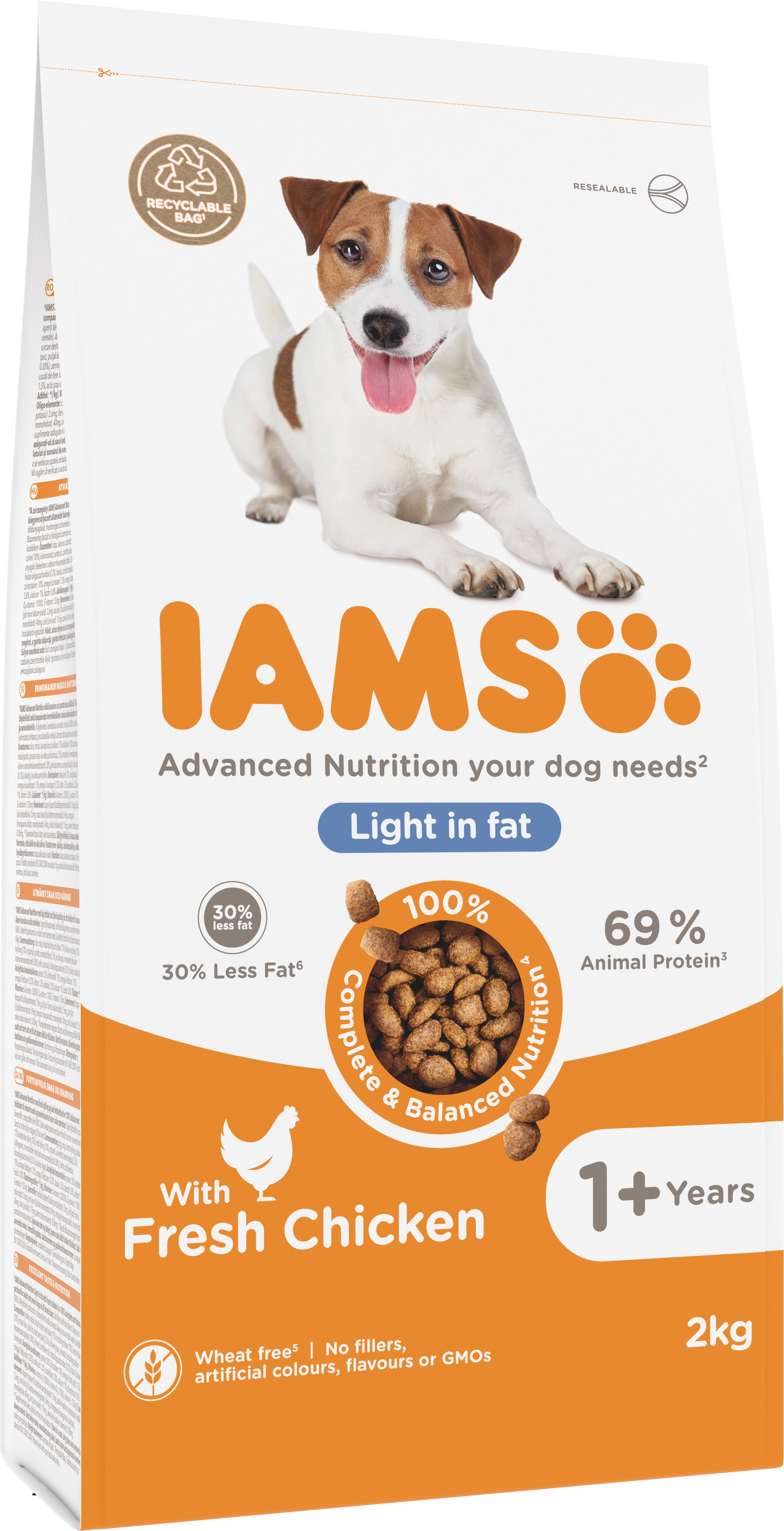 Iams Vitality Adult Light in Fat Dry Dog Food - Chicken