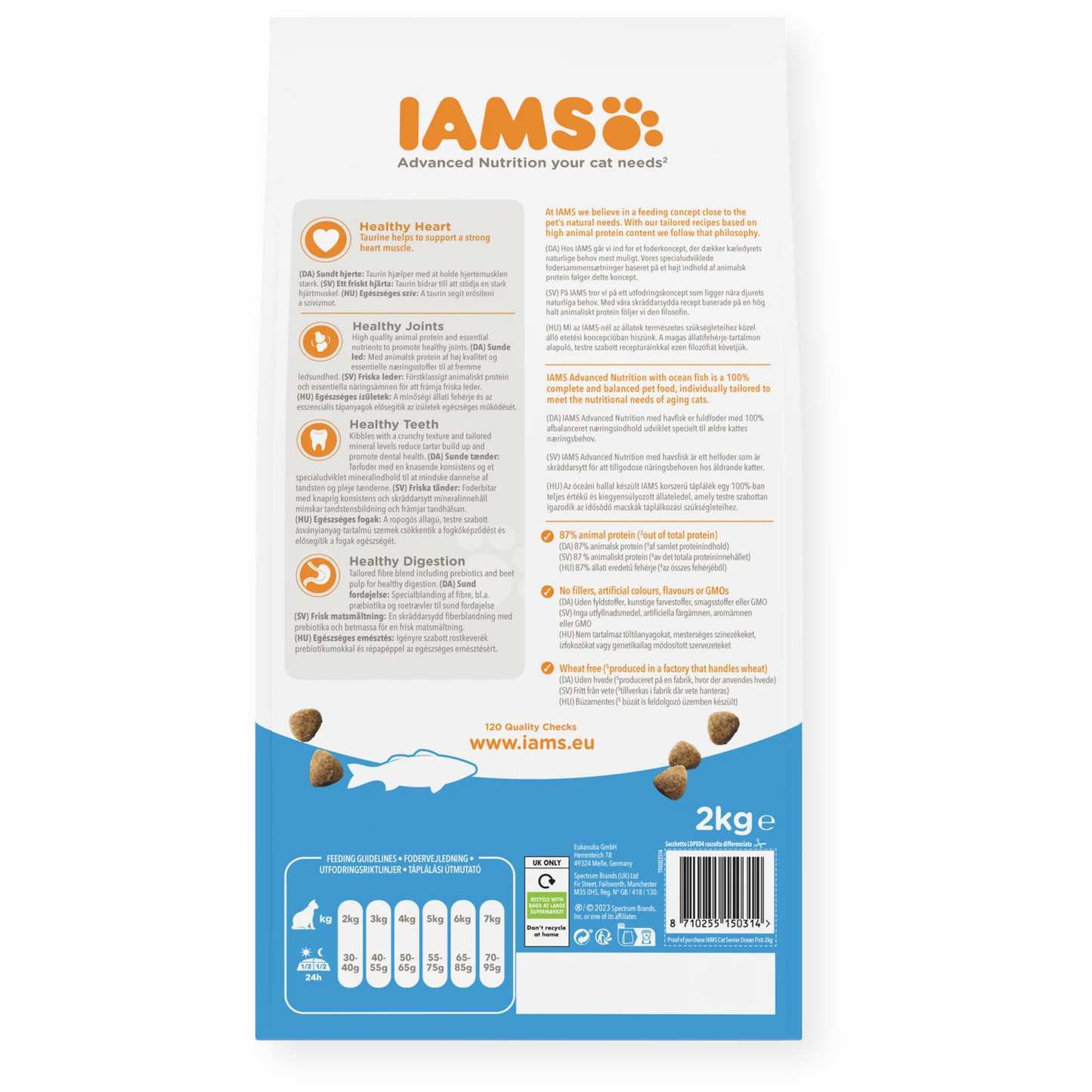 IAMS for Vitality Senior Cat Food with Ocean fish