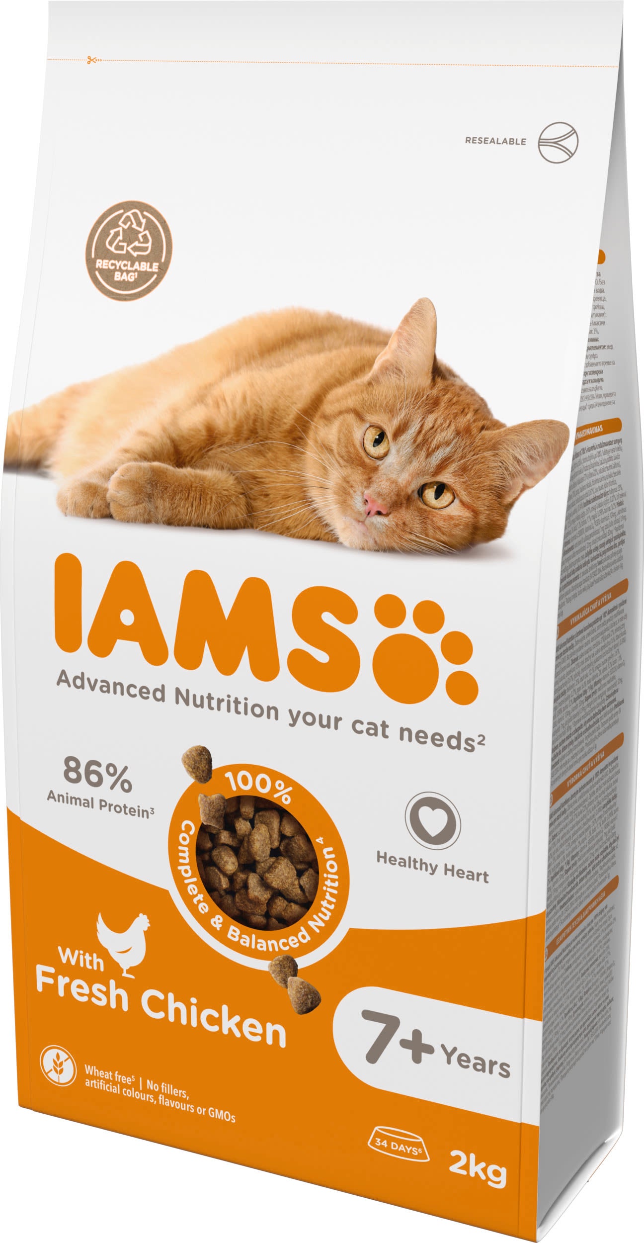 IAMS for Vitality Senior Cat Food with Chicken