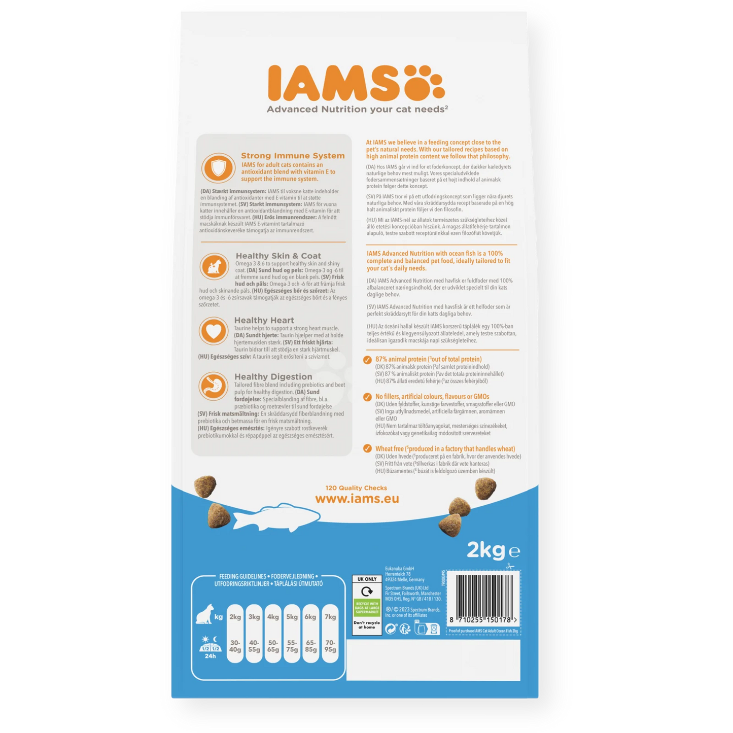 IAMS for Vitality Adult Cat Food with Ocean fish