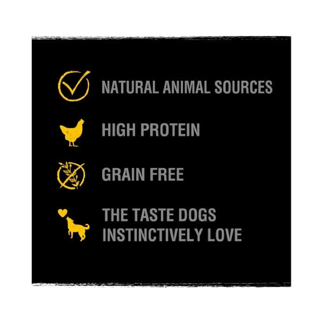 Crave Natural Grain Free Protein Chunks Adult Dog Treat Chicken