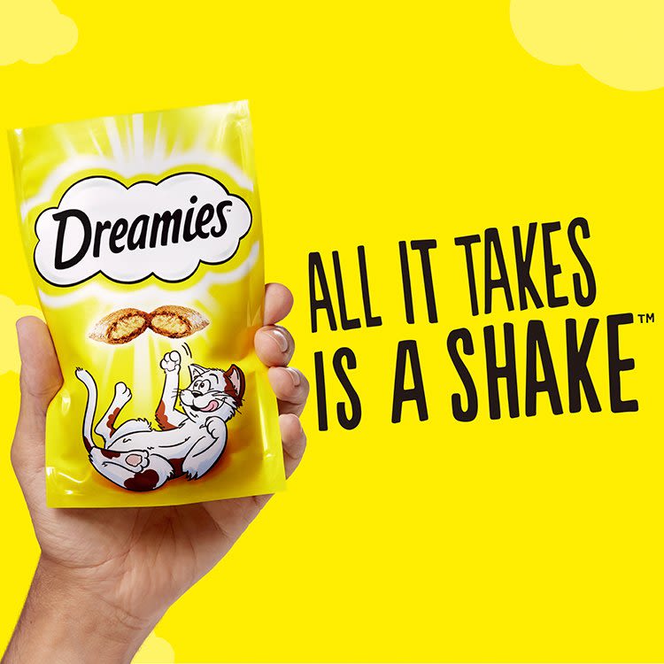 Dreamies Cat Treat Biscuits with Salmon Flavour Bulk Mega Tub