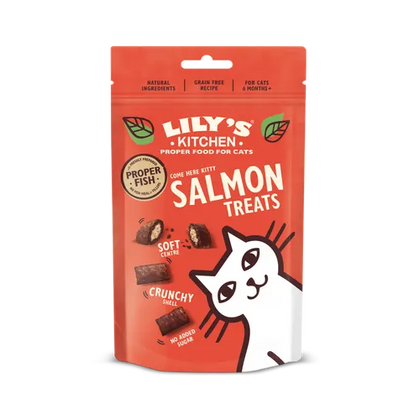 Lily's Kitchen Salmon Pillow Adult Cat Treats