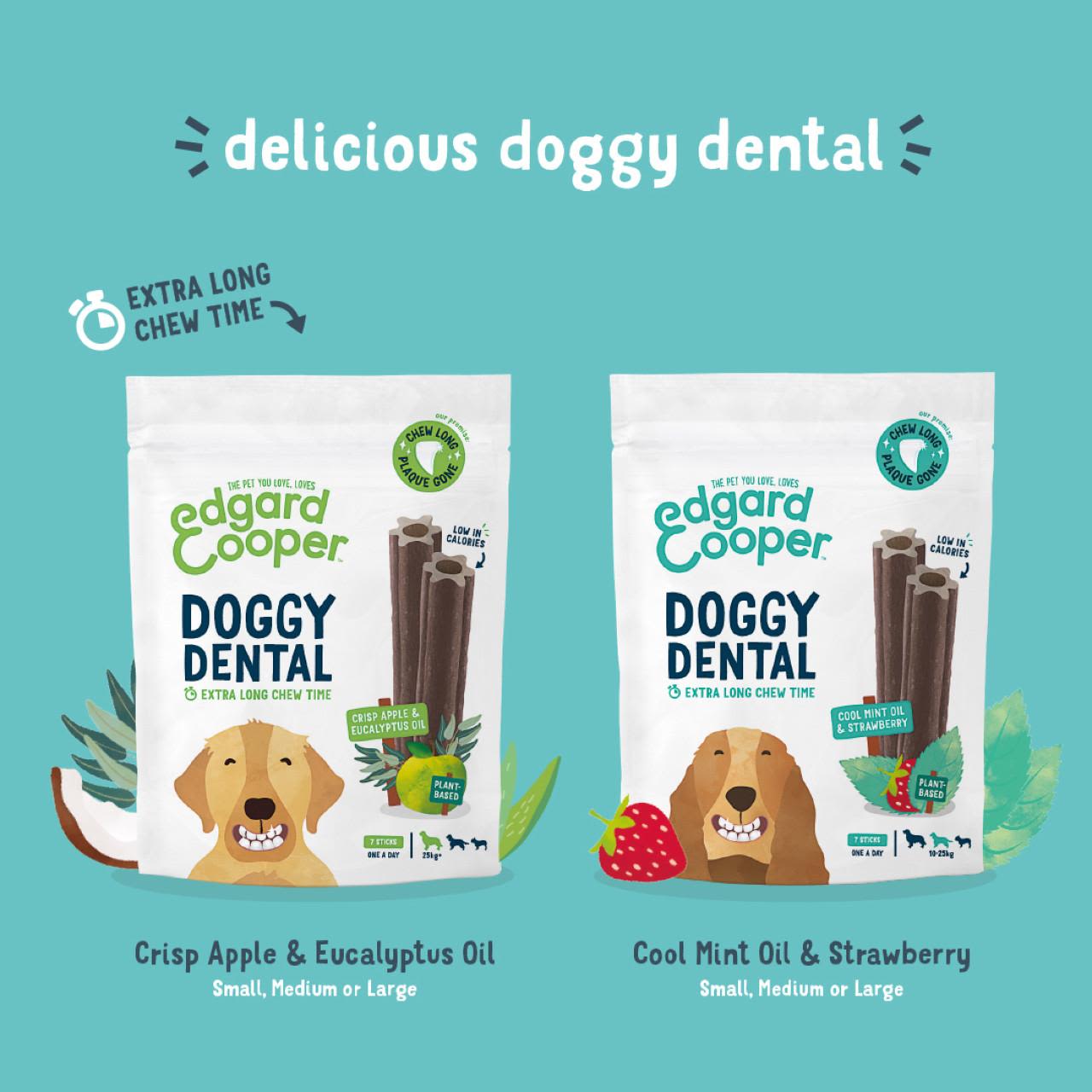 Edgard & Cooper Apple & Eucalyptus Small Doggy Dental Treat