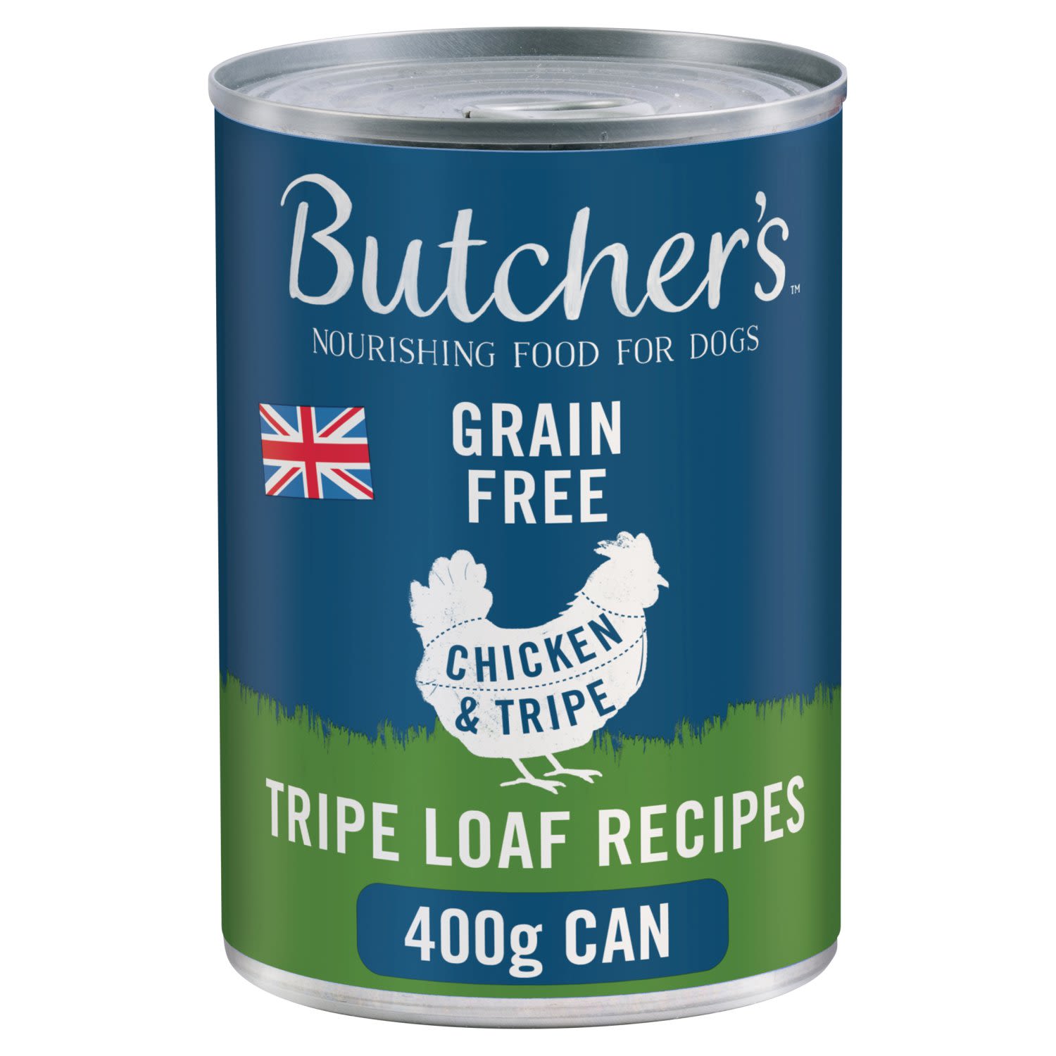 Butcher's Grain-Free Tripe Loaf Recipe Wet Dog Food Chicken