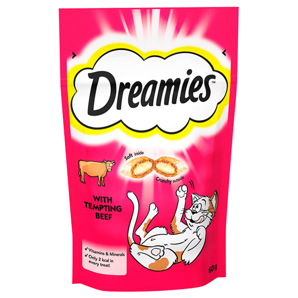 Dreamies Cat Treat Biscuits with Beef