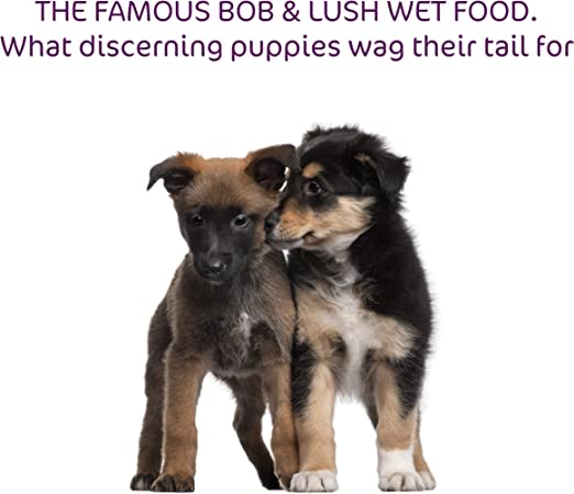 Bob and Lush Grain-free Puppy Wet Dog Food in Tin - Lamb