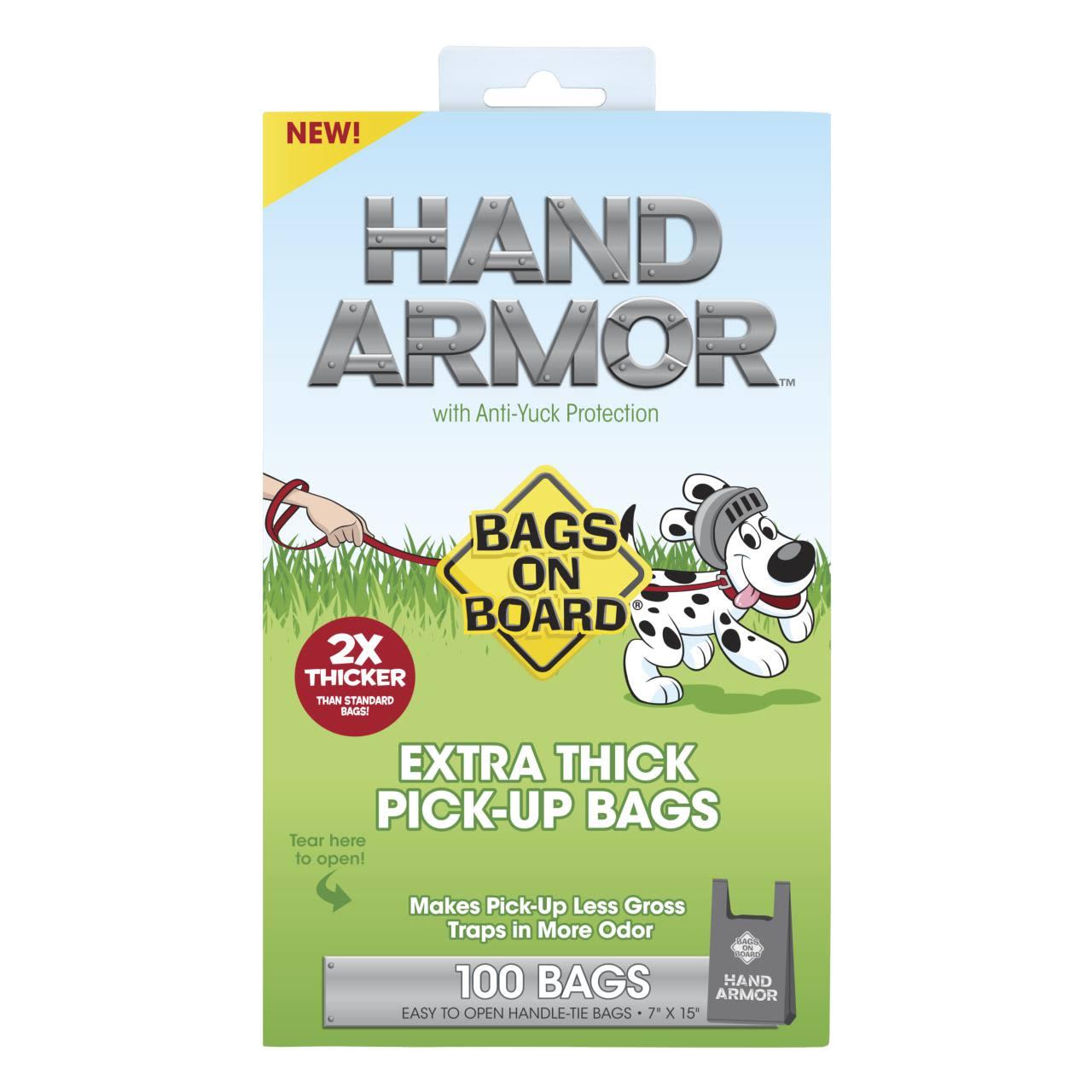 Bags on Board Hand Armor Extra Thick Pick-Up Dog Poop Bags