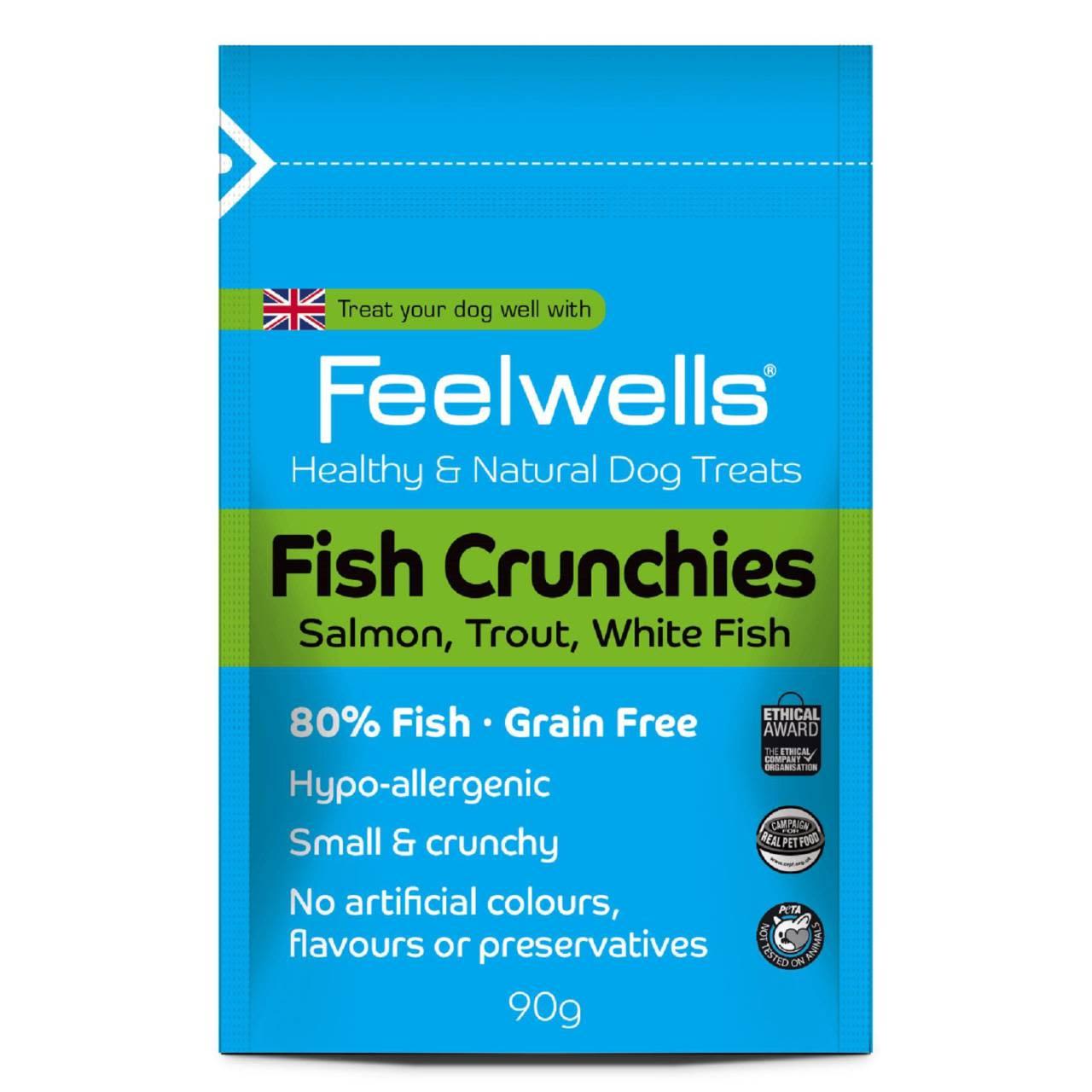Feelwells Fish Crunchies Grain-free Dog Treat