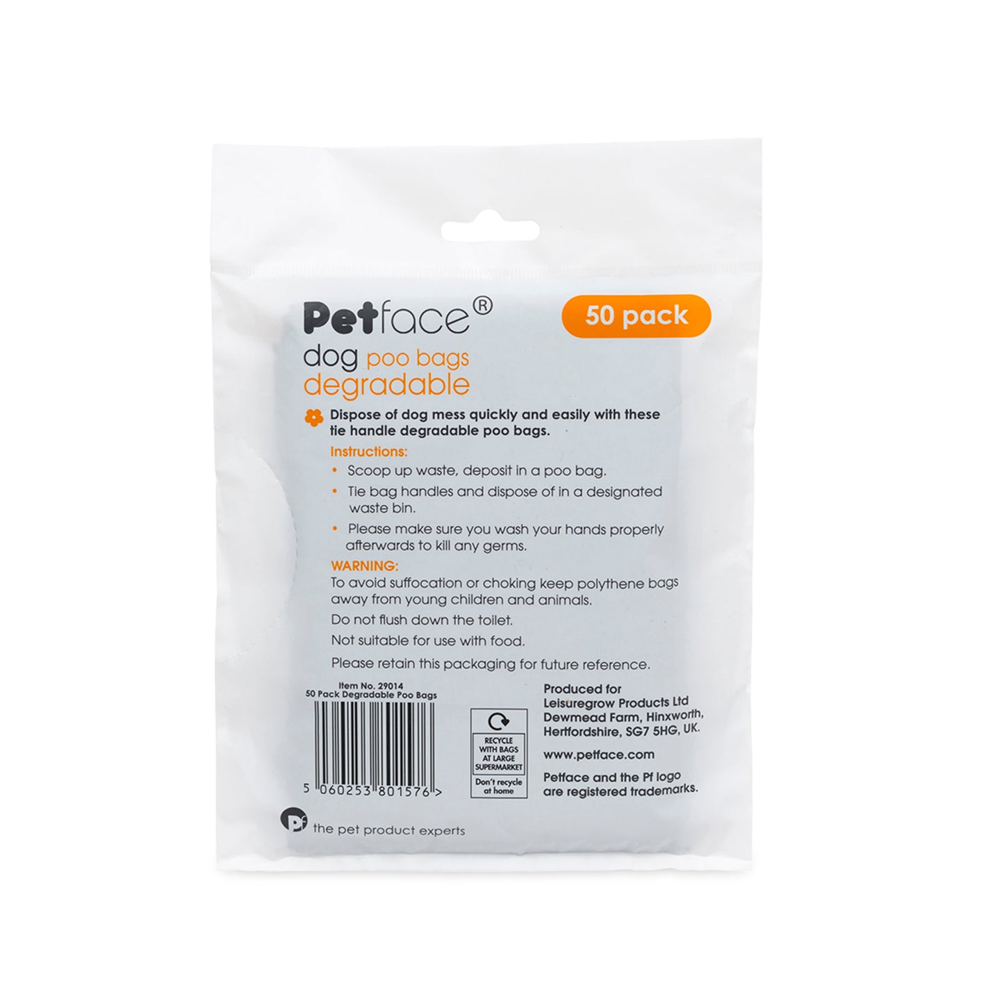 Petface Degradable Poop Bags