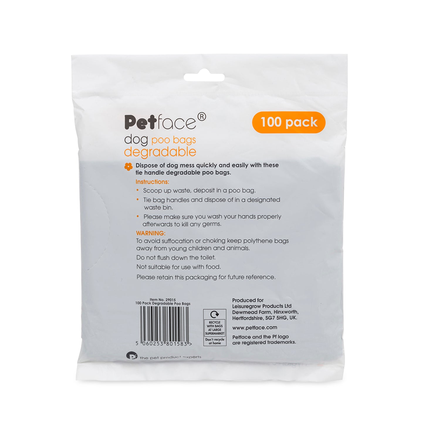 Petface No Mess Dog Poop Bags