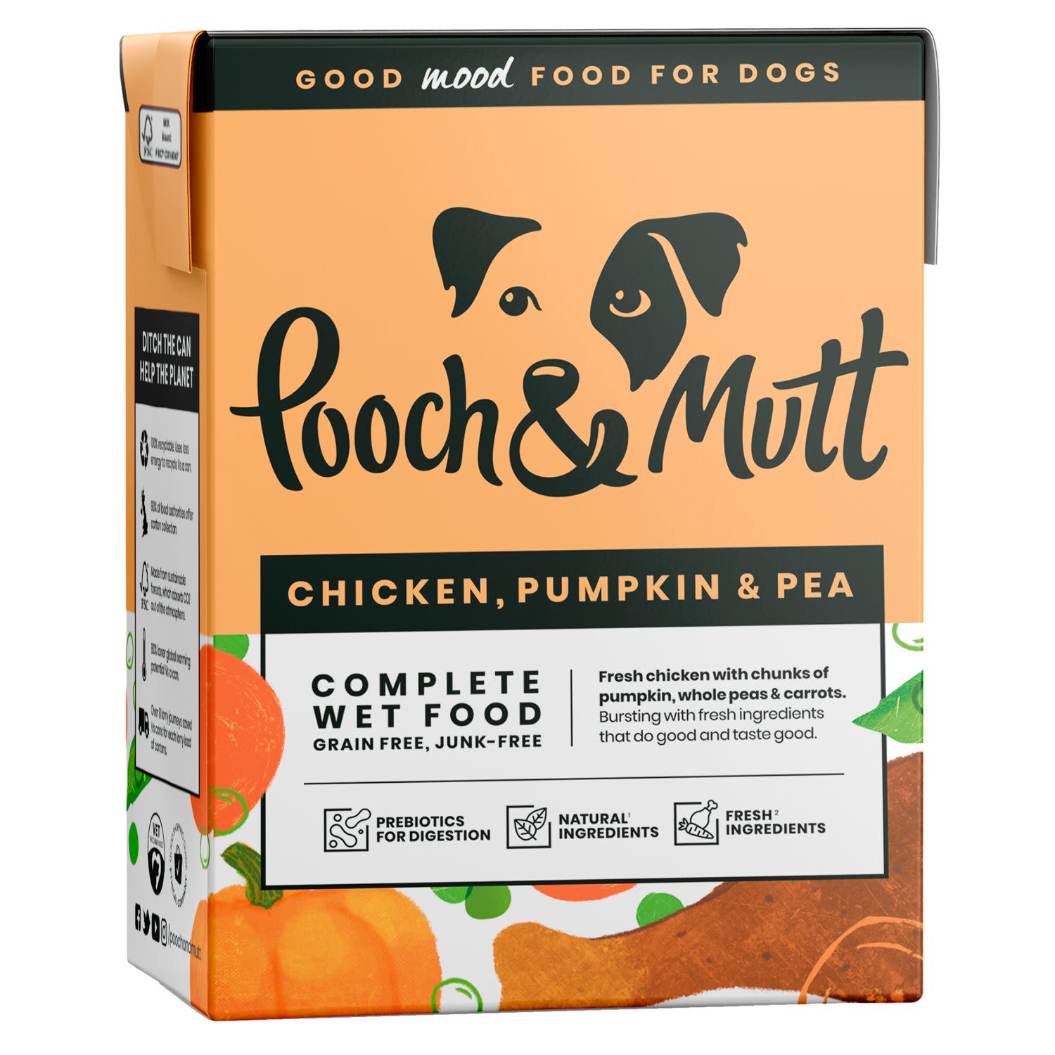 Pooch Mutt Chicken with Pumpkin Pea Wet Dog Food – Pet Supermarket