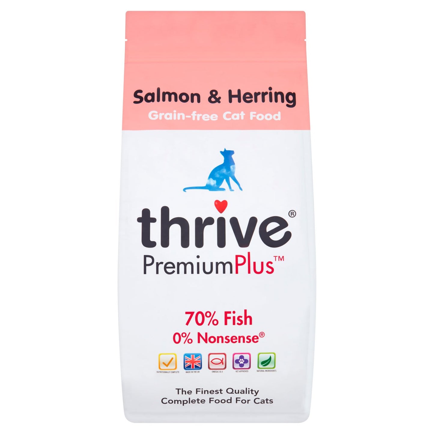 Thrive Premiumplus Salmon & Herring Dry Cat Food