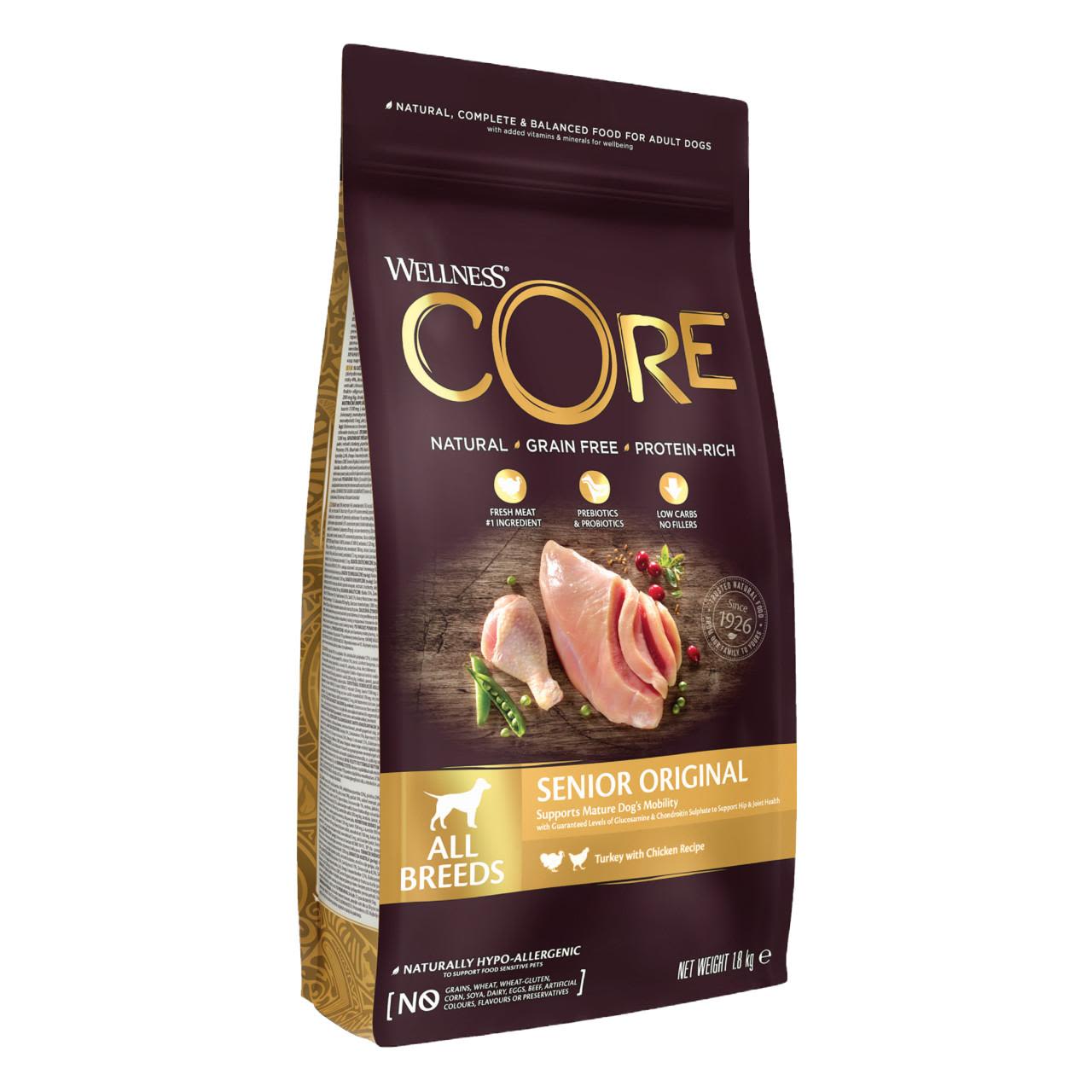 Wellness Core Senior Dry Dog Food - Turkey and Chicken
