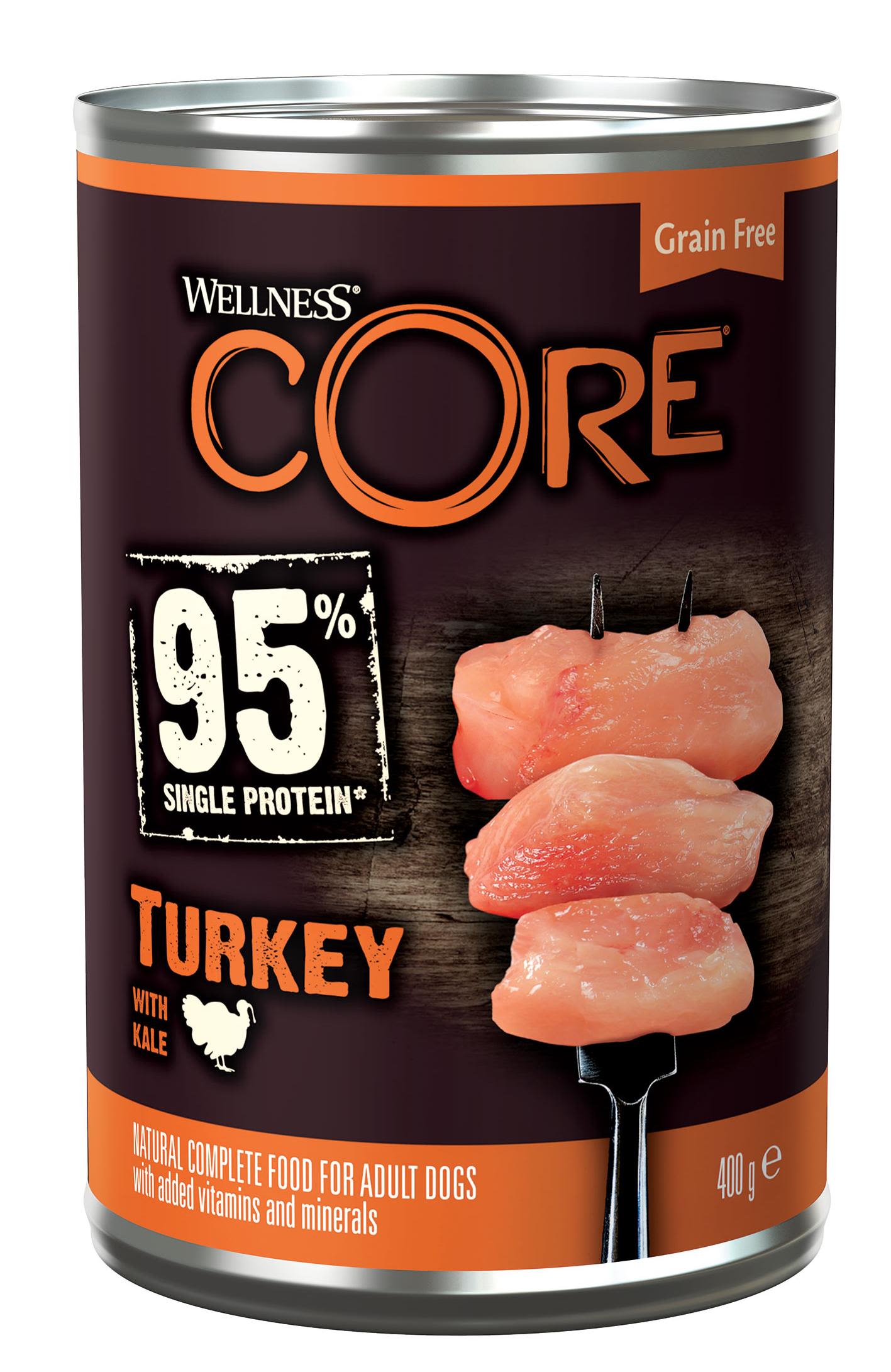 Wellness Core Grain-free Wet Dog Food 95% Turkey with Kale – Pet