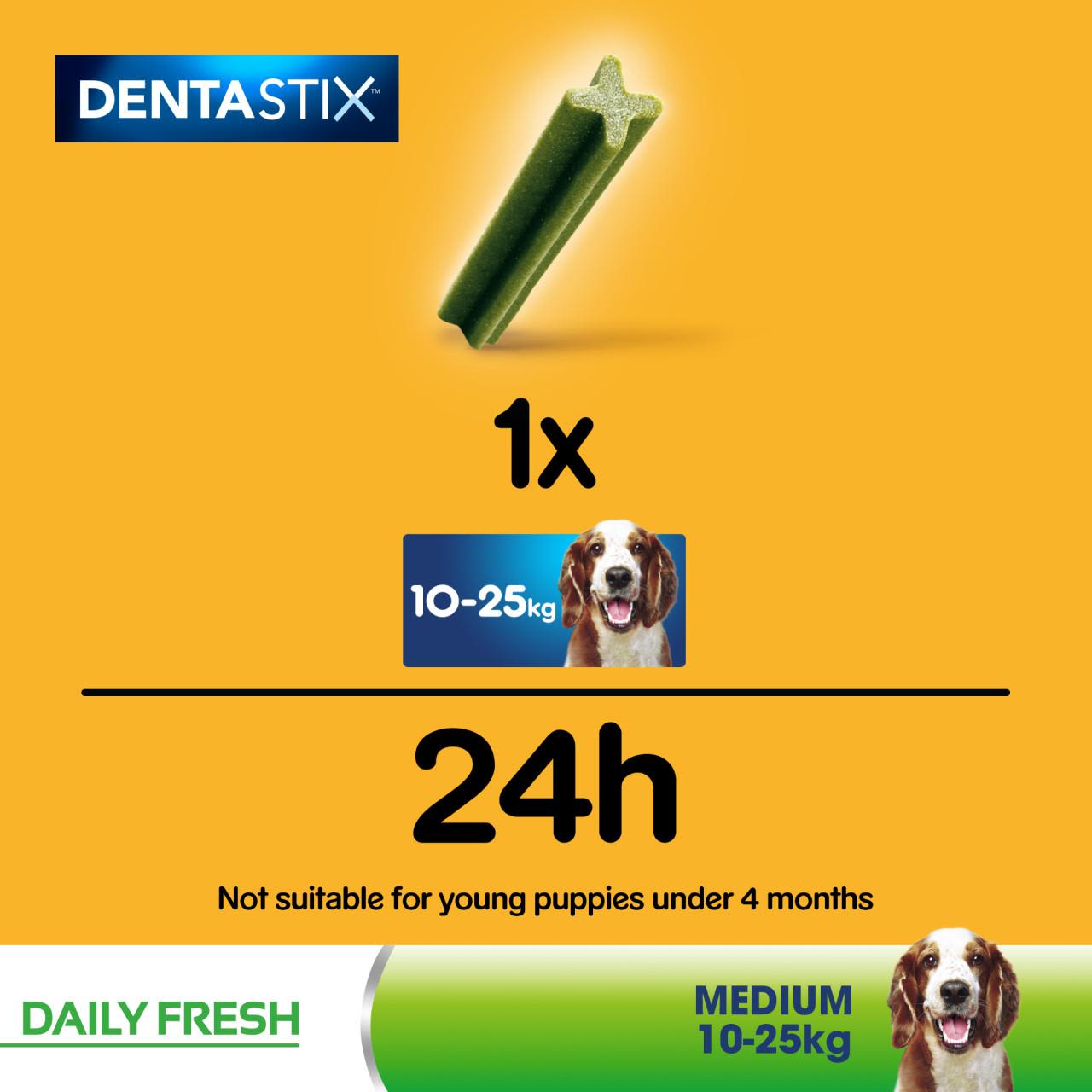 Pedigree Dentastix Fresh Adult Medium Dog Treats