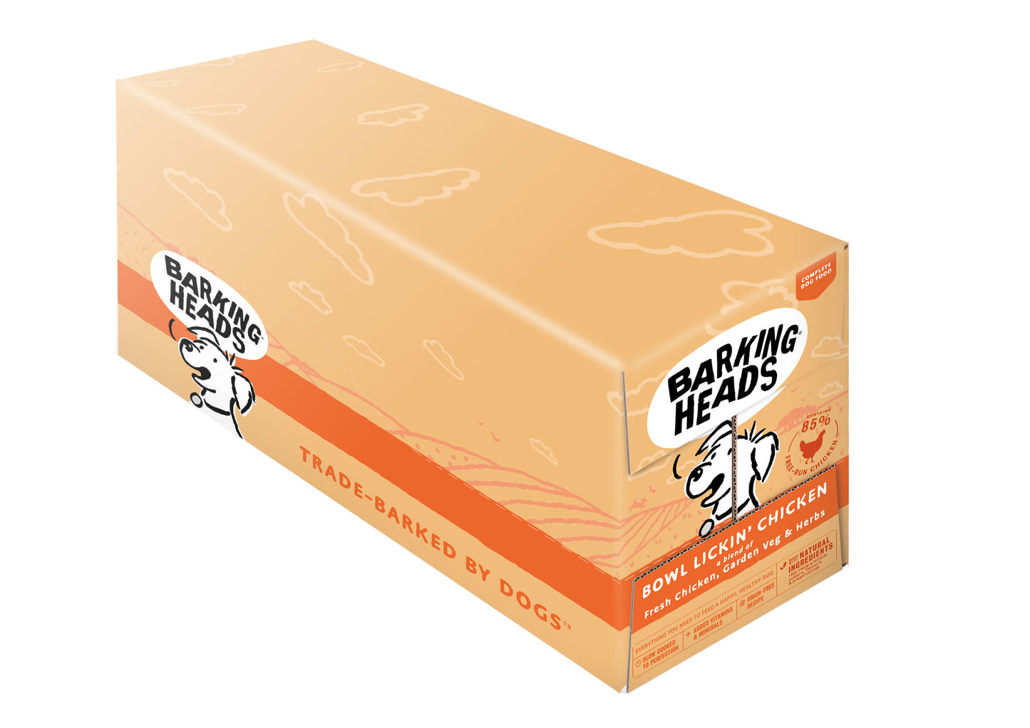 Barking Heads Bowl Lickin Adult Wet Dog Food in Pouches - Chicken