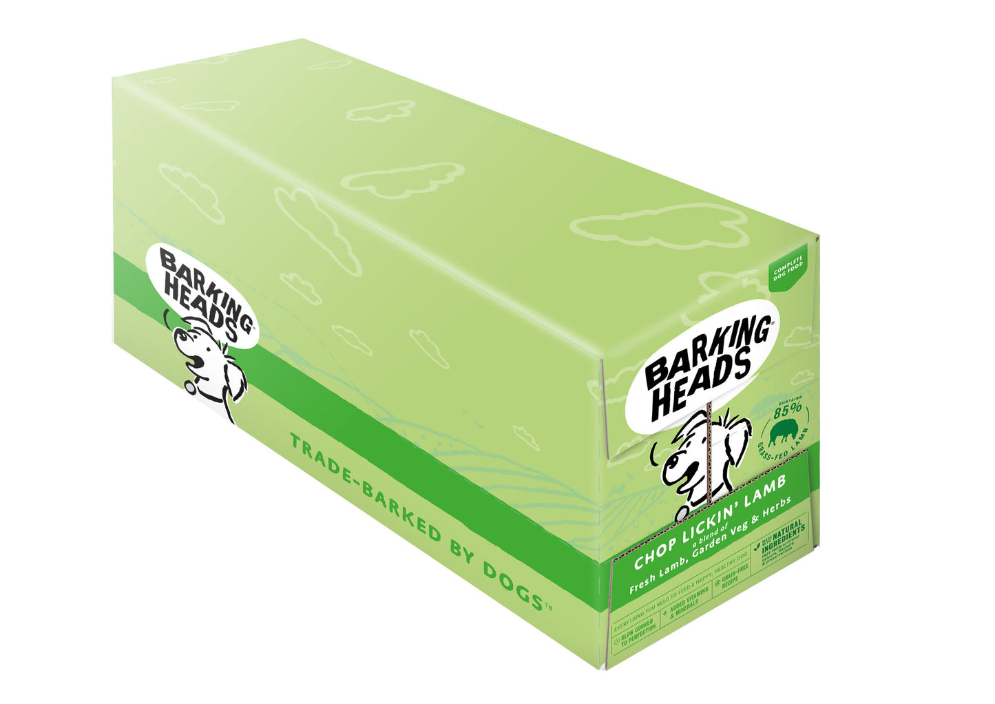 Barking Heads Chop Lickin Adult Wet Dog Food in Pouches - Lamb