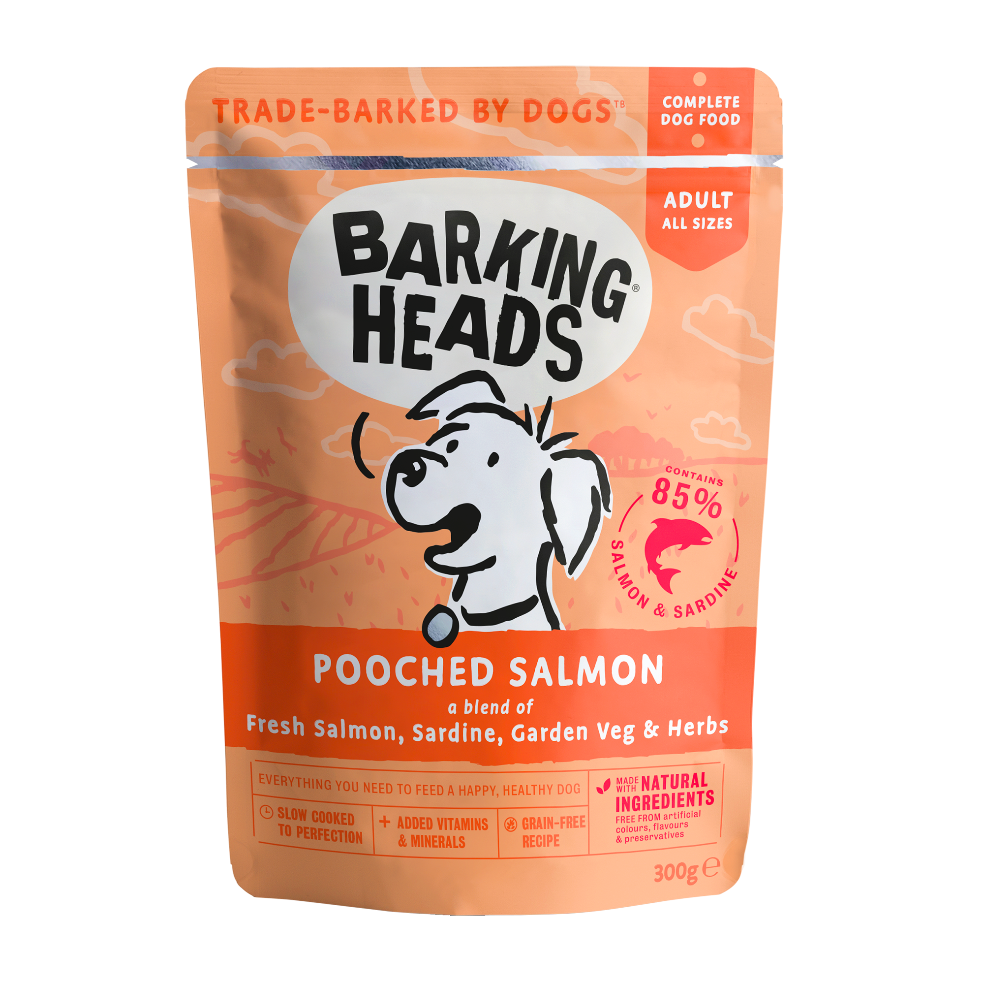 Barking Heads Pooched Adult Wet Dog Food in Pouches
