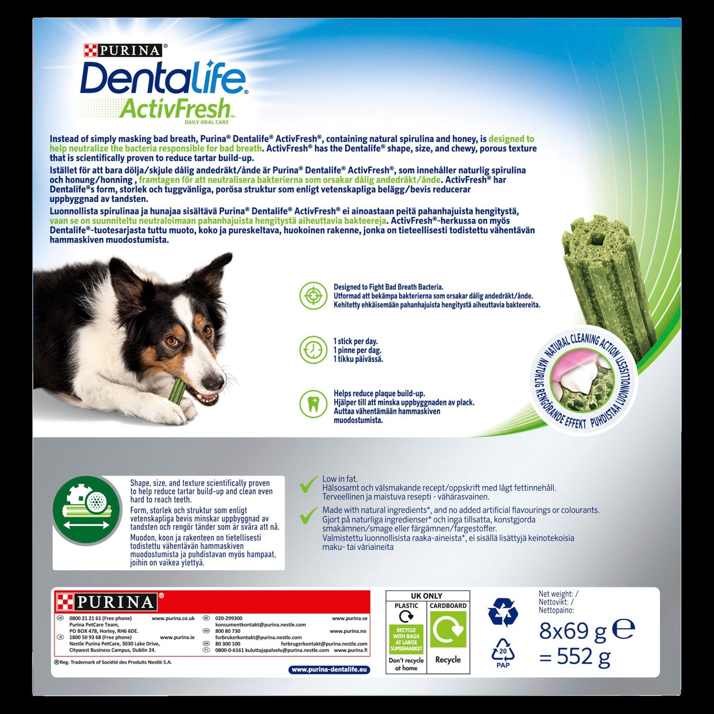 Dentalife ActivFresh Dental Chew Medium Dog Treats