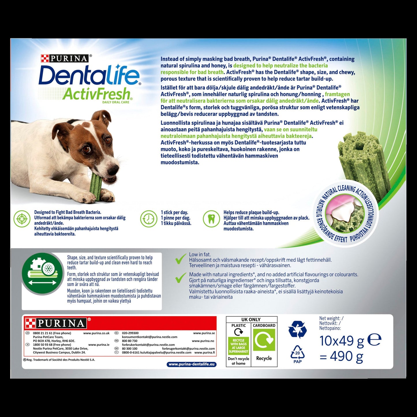 Dentalife ActivFresh Dental Chew Small Dog Treats