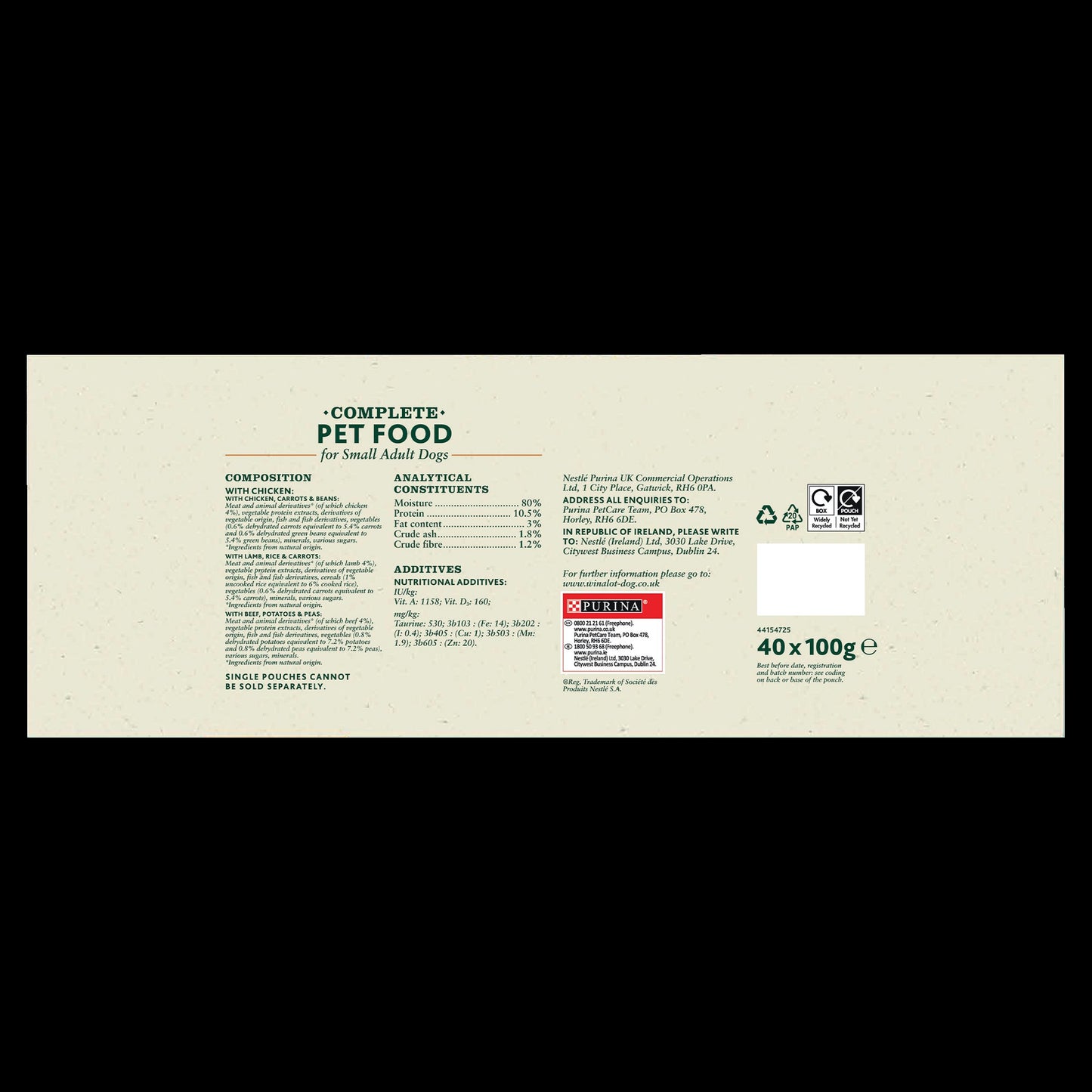 Winalot Small Adult Wet Dog Food - Mixed Selection in Gravy