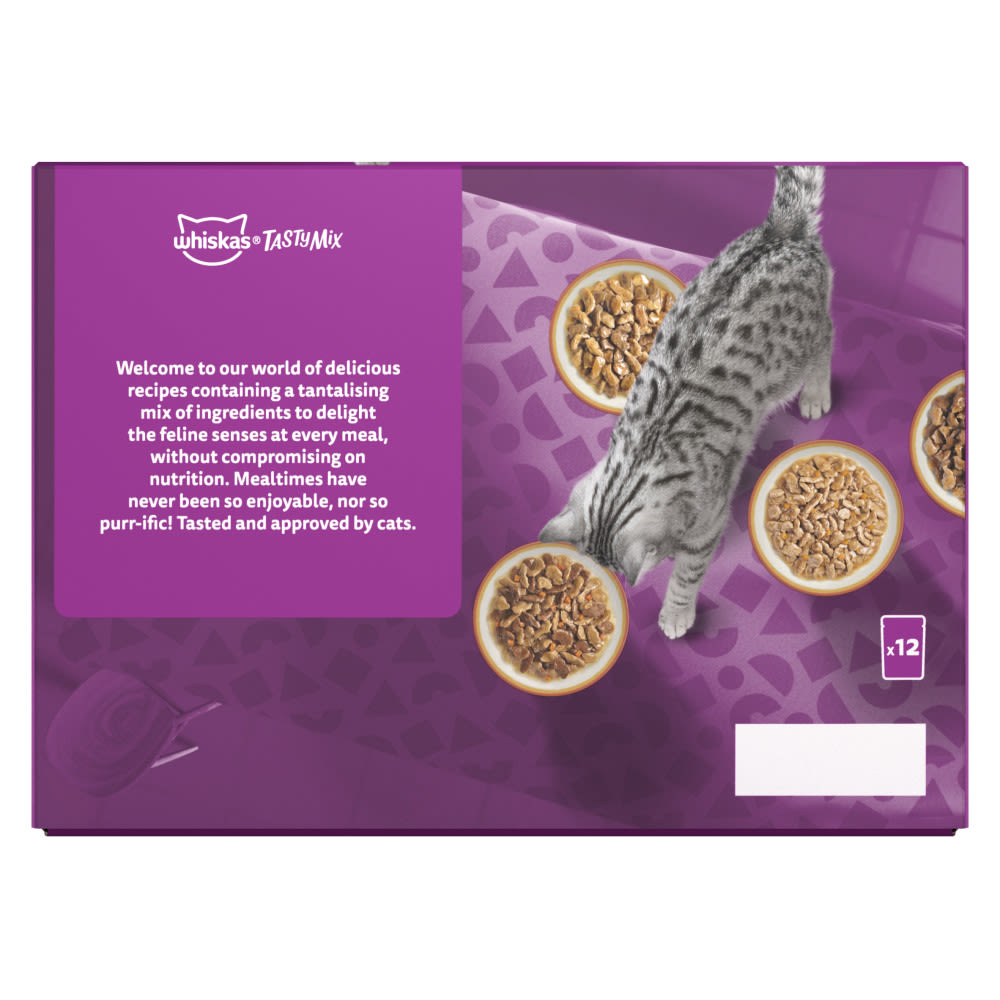 Whiskas 1+ Country Collection Mix Adult Wet Cat Food Pouch in Gravy