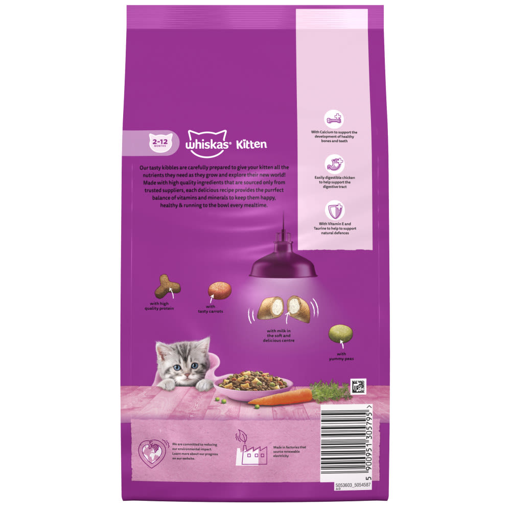 Whiskas Kitten Chicken Dry Cat Food