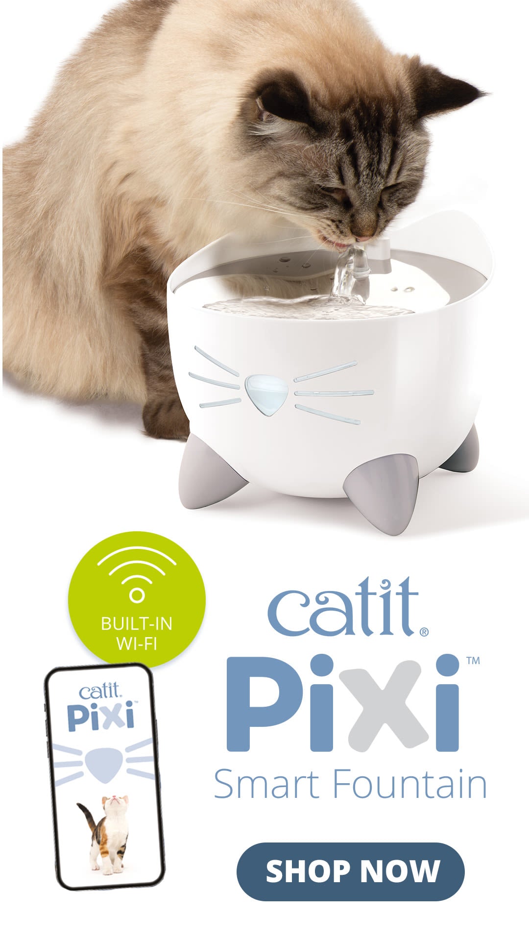 Catit Pixi Cat Smart Drinking Fountain