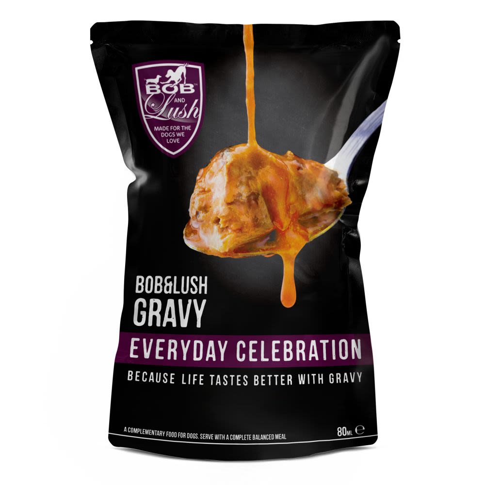 Bob and Lush Gravy Wet Dog Food in Pouches
