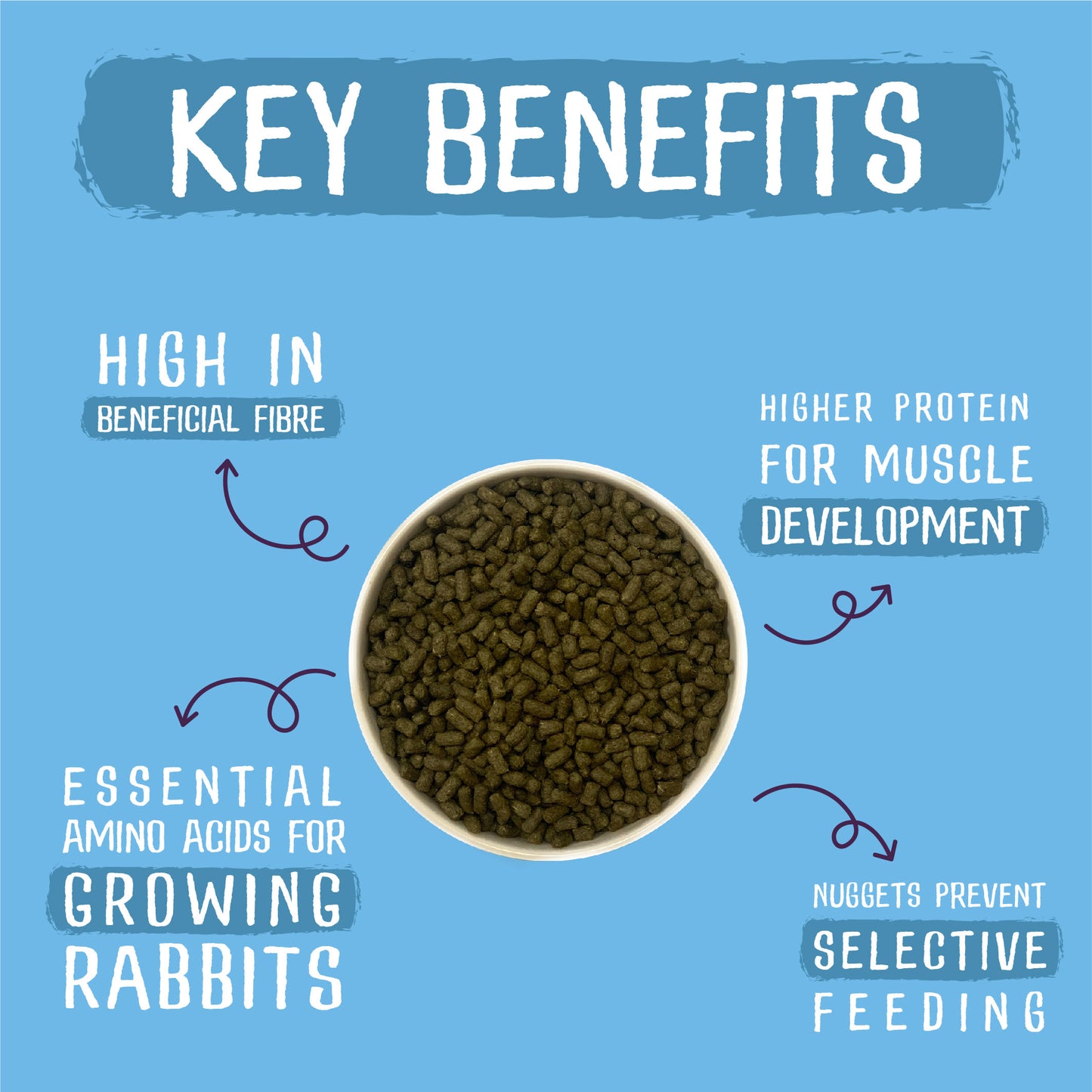 Burgess Excel Junior & Dwarf Rabbit Nuggets