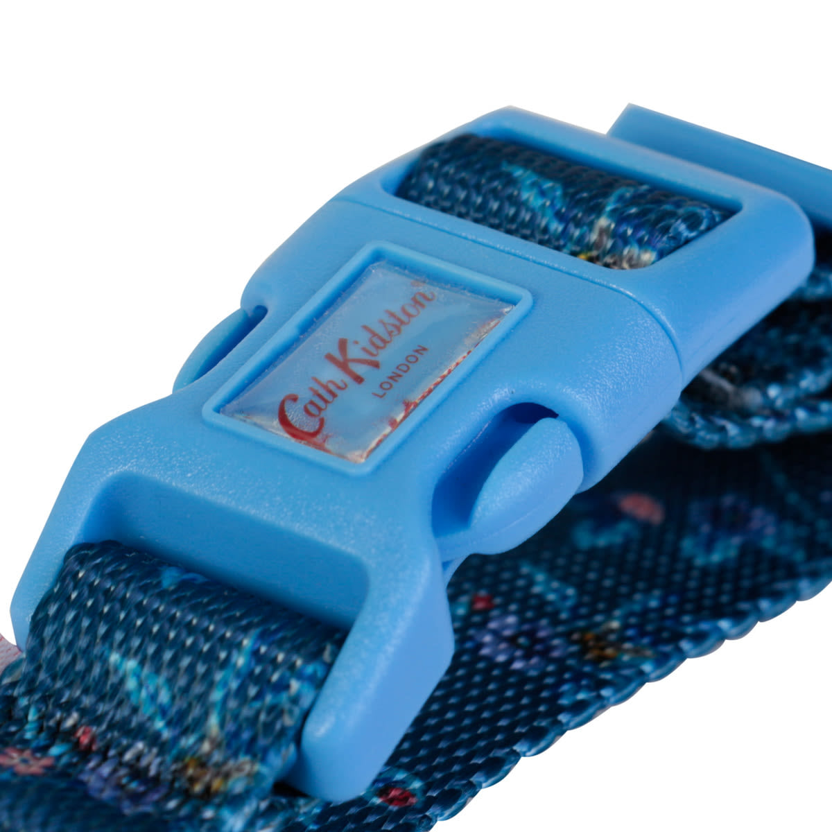 Cath Kidston Flora Fauna Greenwich Flowers Soft Fabric Blue Dog Collar