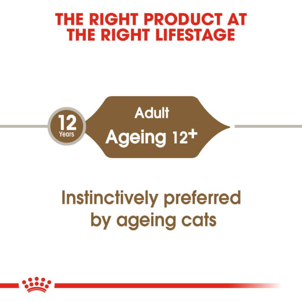 Royal Canin Feline Health Nutrition Ageing 12+ in Gravy Senior Wet Cat Food