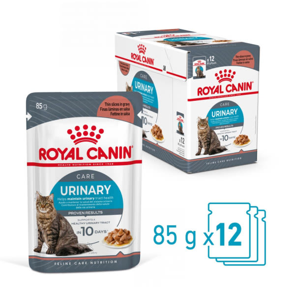 Royal Canin Feline Health Nutrition Urinary Care in Gravy Adult Wet Cat Food