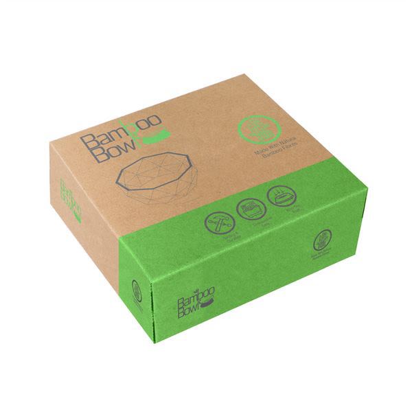 Bamboo Bowl Geo Cat & Dog Single Bowl