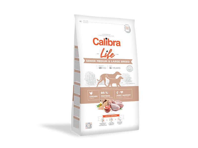 Calibra Life Hypoallergenic Medium & Large Senior Dry Dog Food - Chicken
