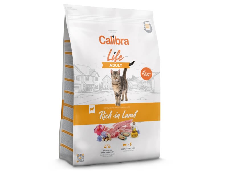 Calibra Life Grain-free Adult Dry Cat Food - Lamb
