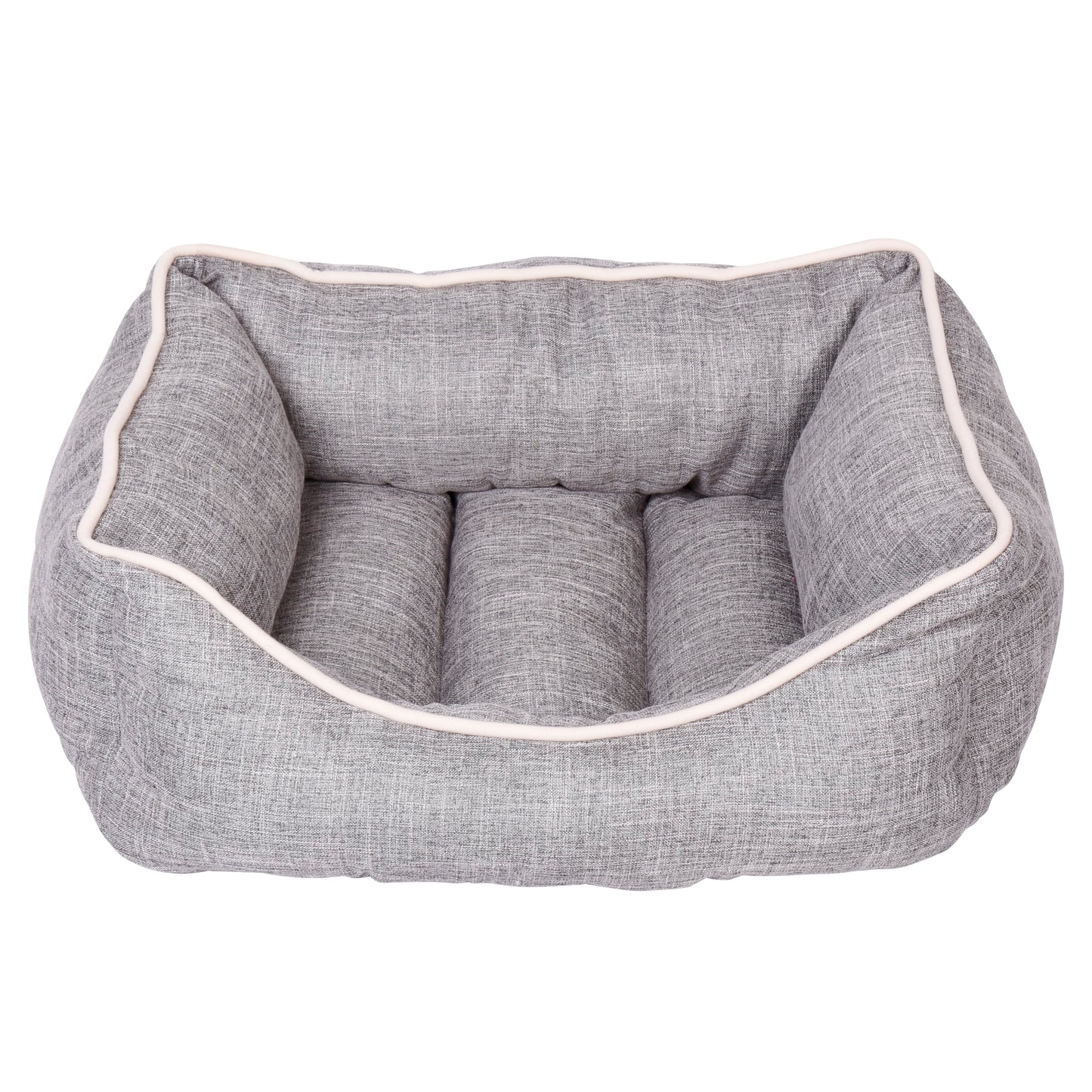Dream Paws Grey Box Dog Bed