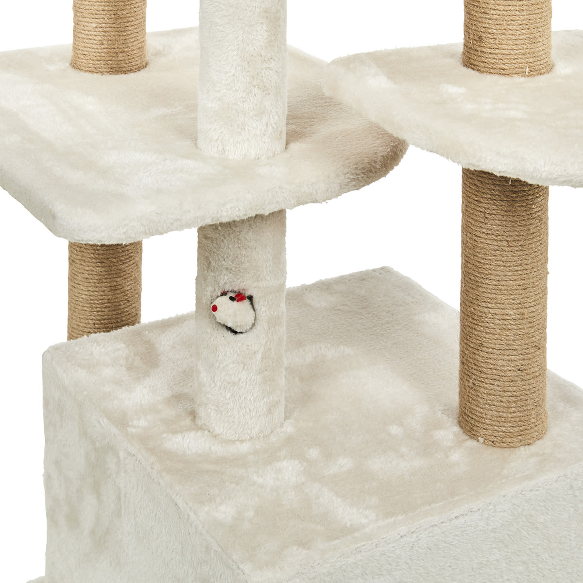 Petface Multi Level Cream Colour Cat Activity Tower
