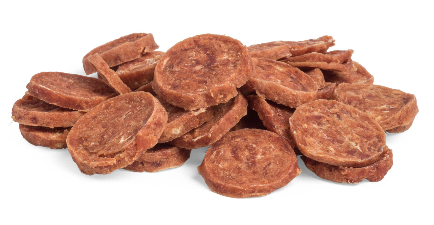 Petface Dog Deli Large Tasty Duck Sausage Slices Dog Treats