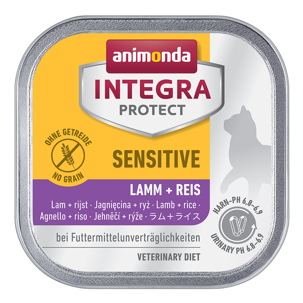 Animonda Integra Protect Sensitive Foil Lamb & Rice Cat Food