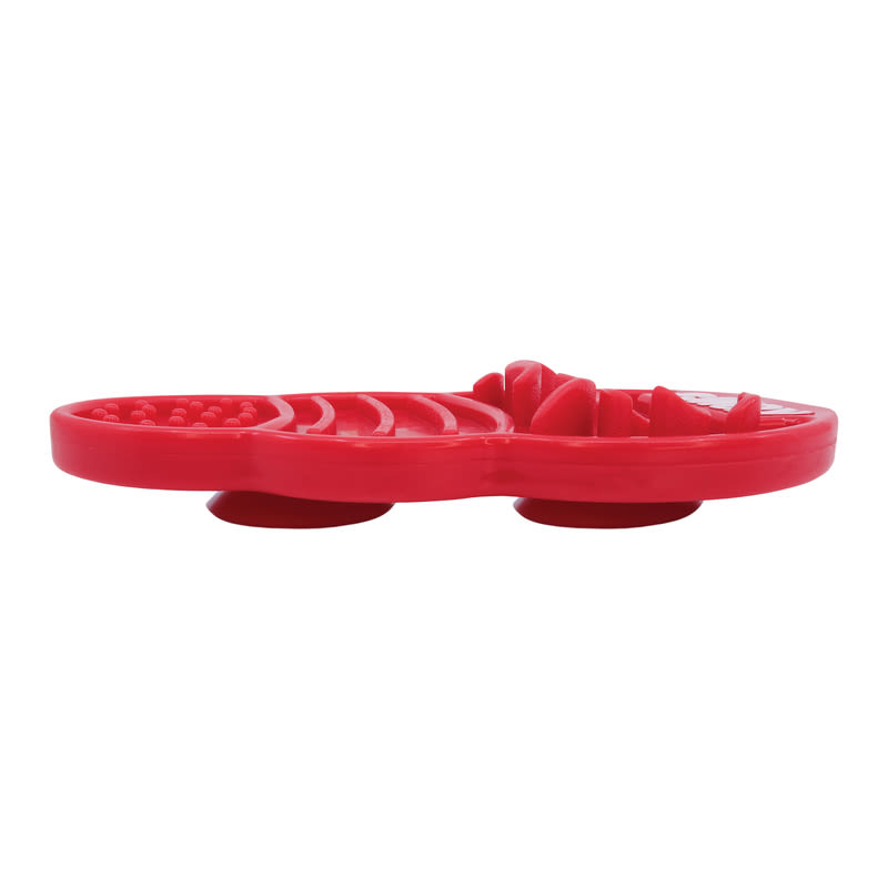 KONG Licks Large Red Dog Treat Dispensor Toy