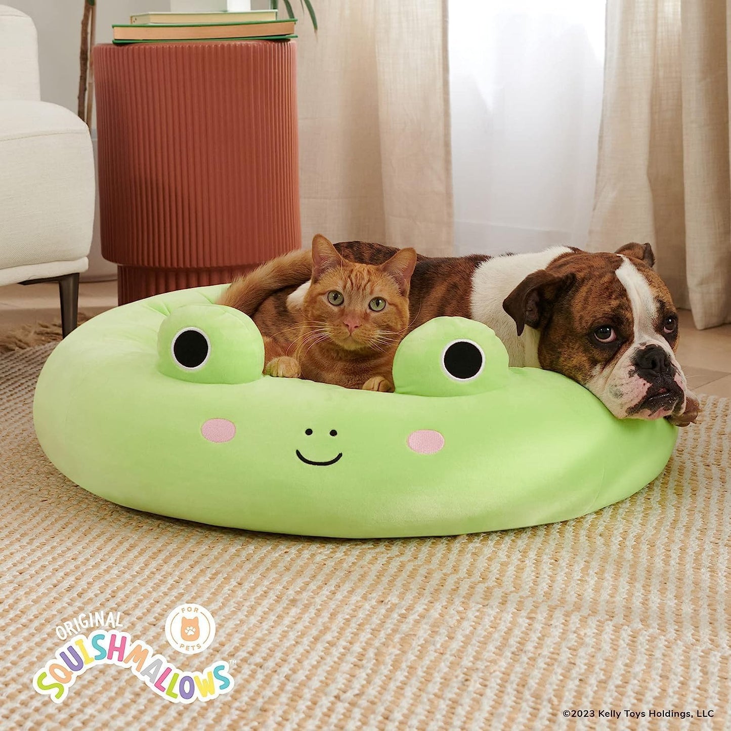 Squishmallows Wendy the Frog Pet Bed