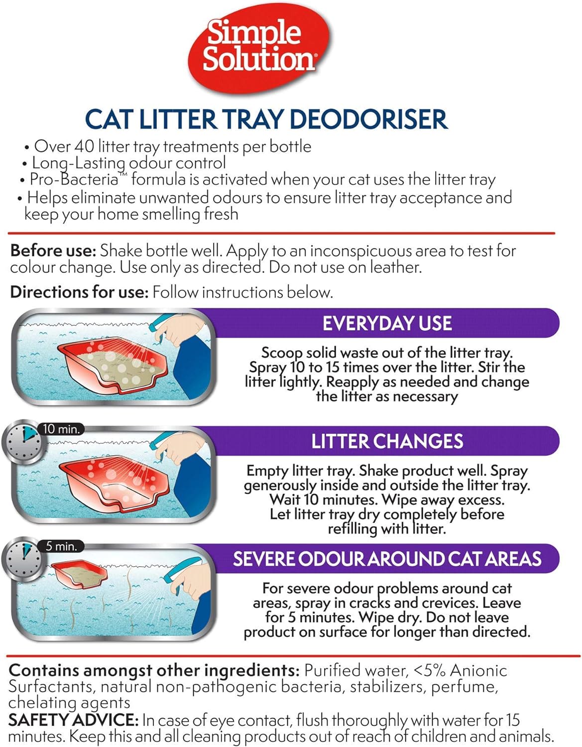 Simple Solution Cat Litter Odour Eliminator