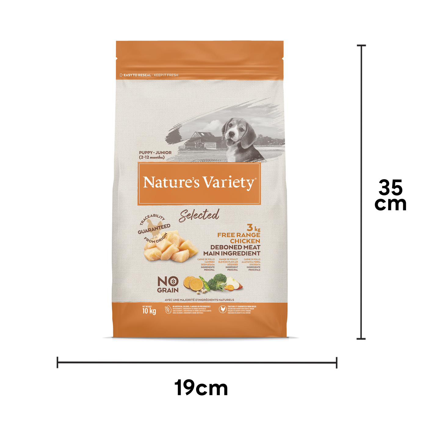 Natures Variety Selected Junior Dry Dog Food - Chicken
