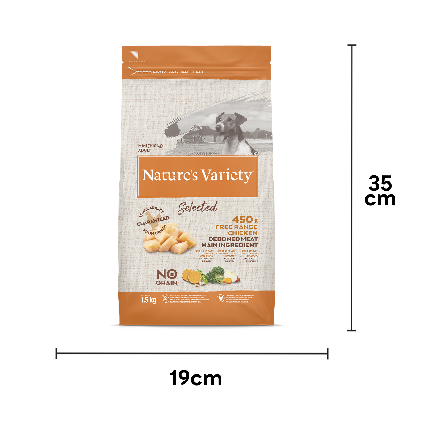 Natures Variety Selected Mini Adult Dry Dog Food - Chicken